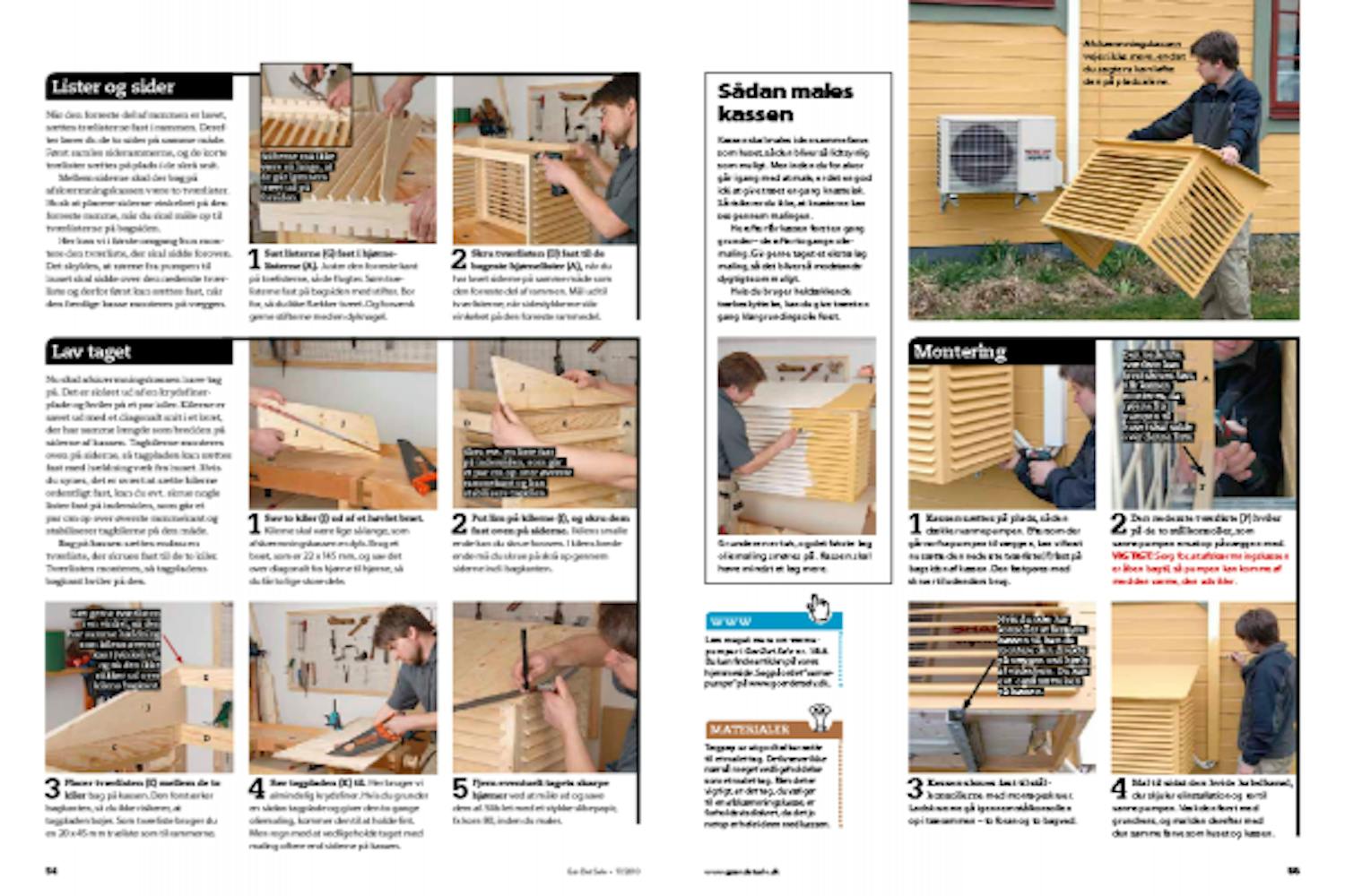 Byg selv en varmepumpe skjuler Byg selv varmepumpeskjuler